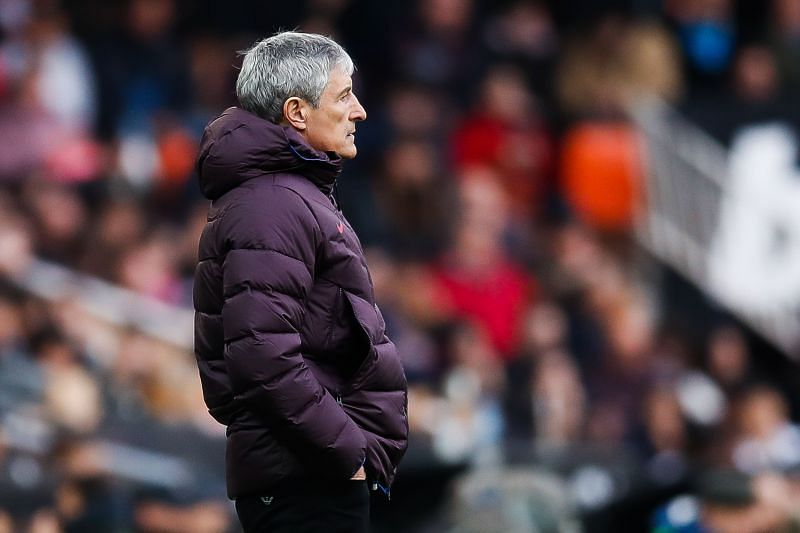 Quique Setien could pay the price for Barcelona's transfer shortcomings